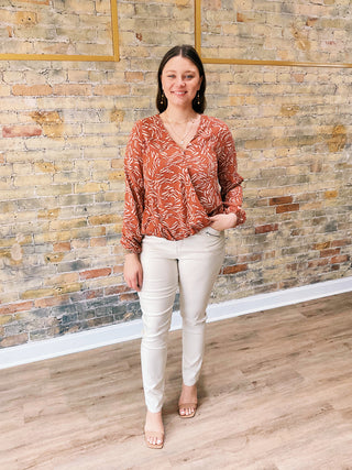 Amanda LS Crossover Top