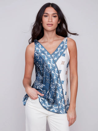 Abby Knot Shoulder Top