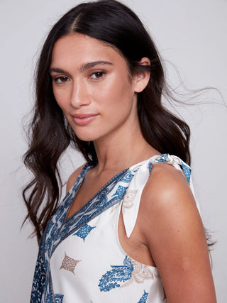 Abby Knot Shoulder Top