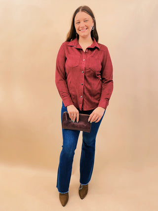Regina Button Up Top