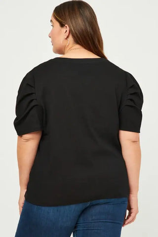 Shoulder Puff Top