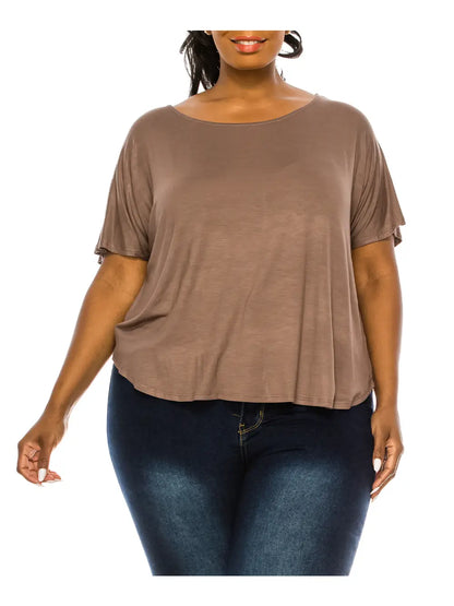 Curvy Bamboo Dolman Tee