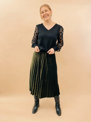 Evie Velvet Skirt