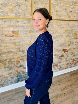 Karina Crochet Cardigan