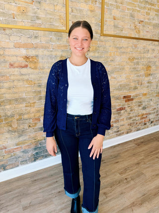 Karina Crochet Cardigan