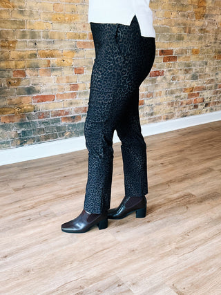 Theodora Leopard Pants
