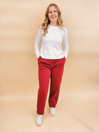 Sophia Faux Leather Trousers