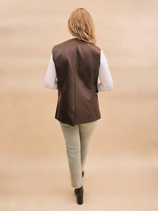 Ruby Pleather Vest