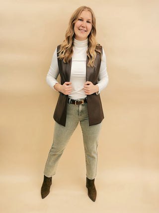 Ruby Pleather Vest