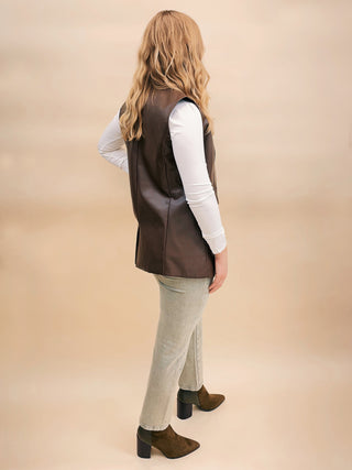 Ruby Pleather Vest