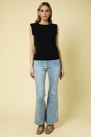 Helen Power Shoulder Top