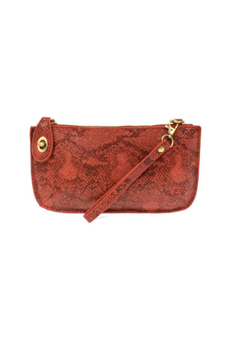 Python Print Wristlet Clutch
