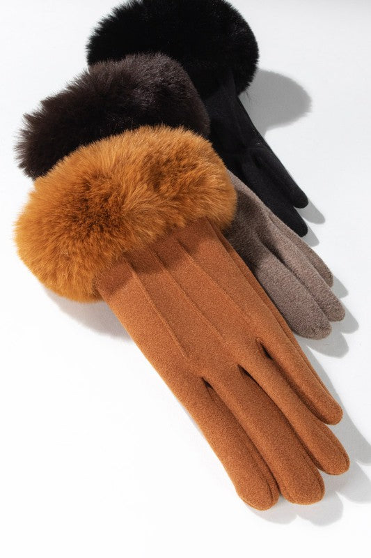 Luxurious Pin Tuck Gloves