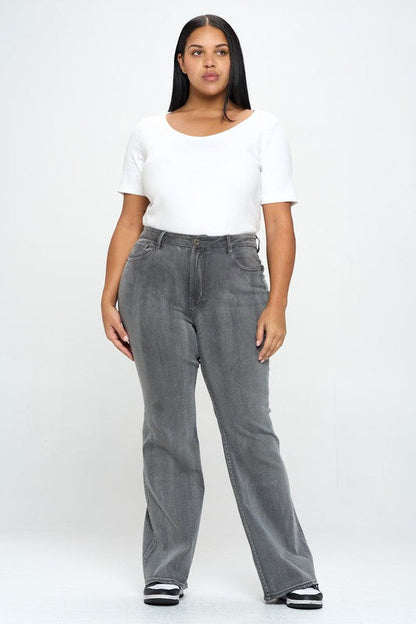 Curvy - HR Flare Jeans