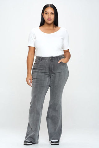 Curvy HR Flare Jeans