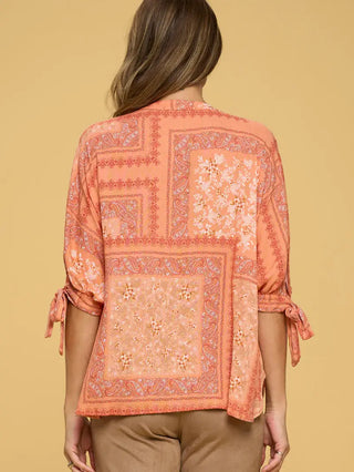 Boho Paisley Top
