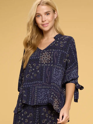 Boho Paisley Top