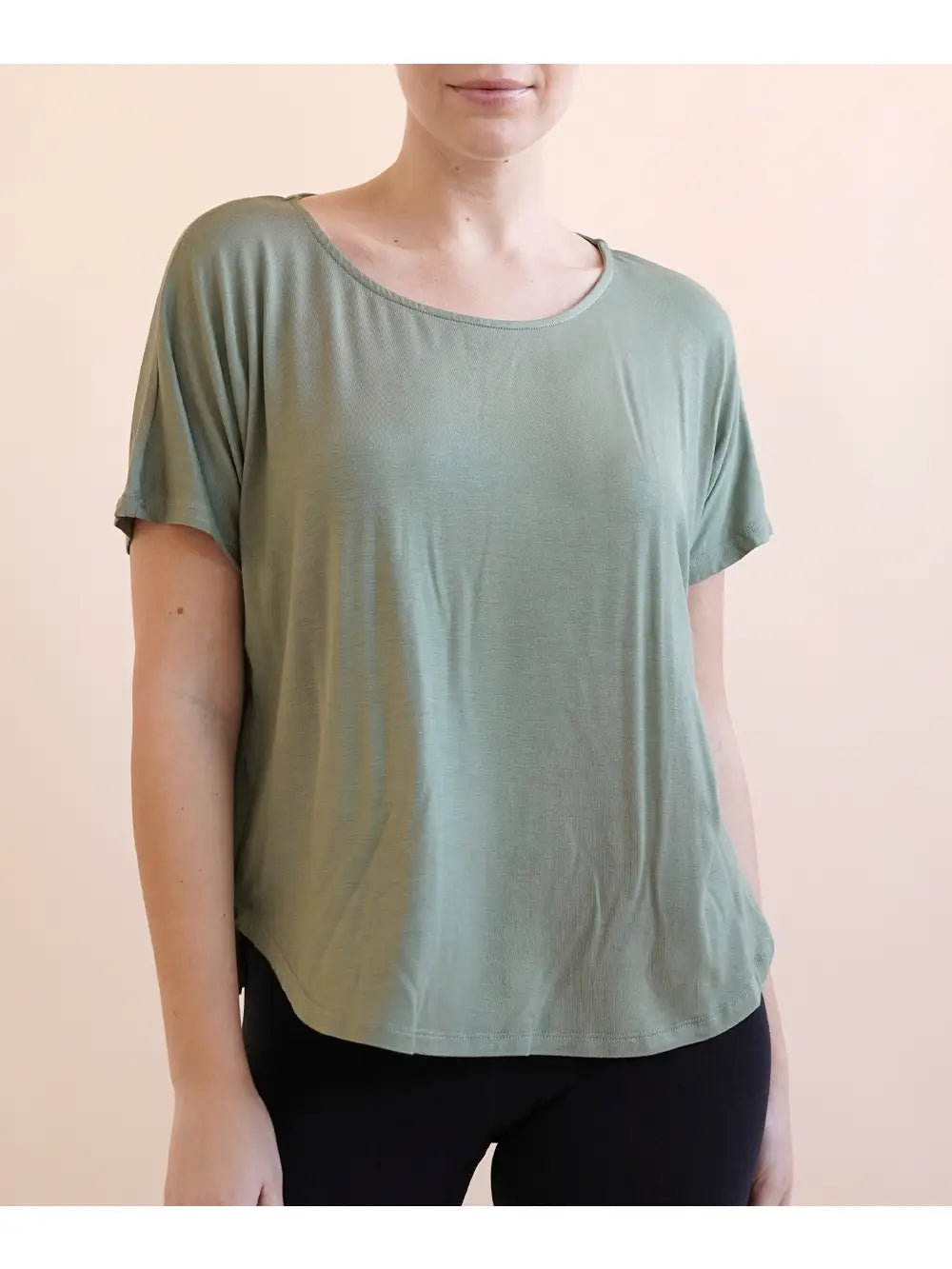 Curvy Bamboo Dolman Tee