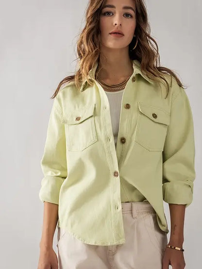 Cotton Shirt Jacket