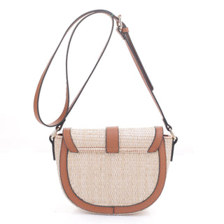 Woven straw Crossbody