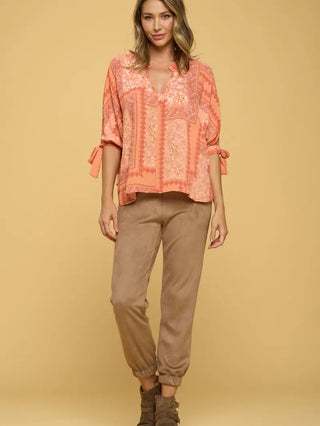 Boho Paisley Top