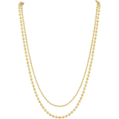 Beaded Double Necklace