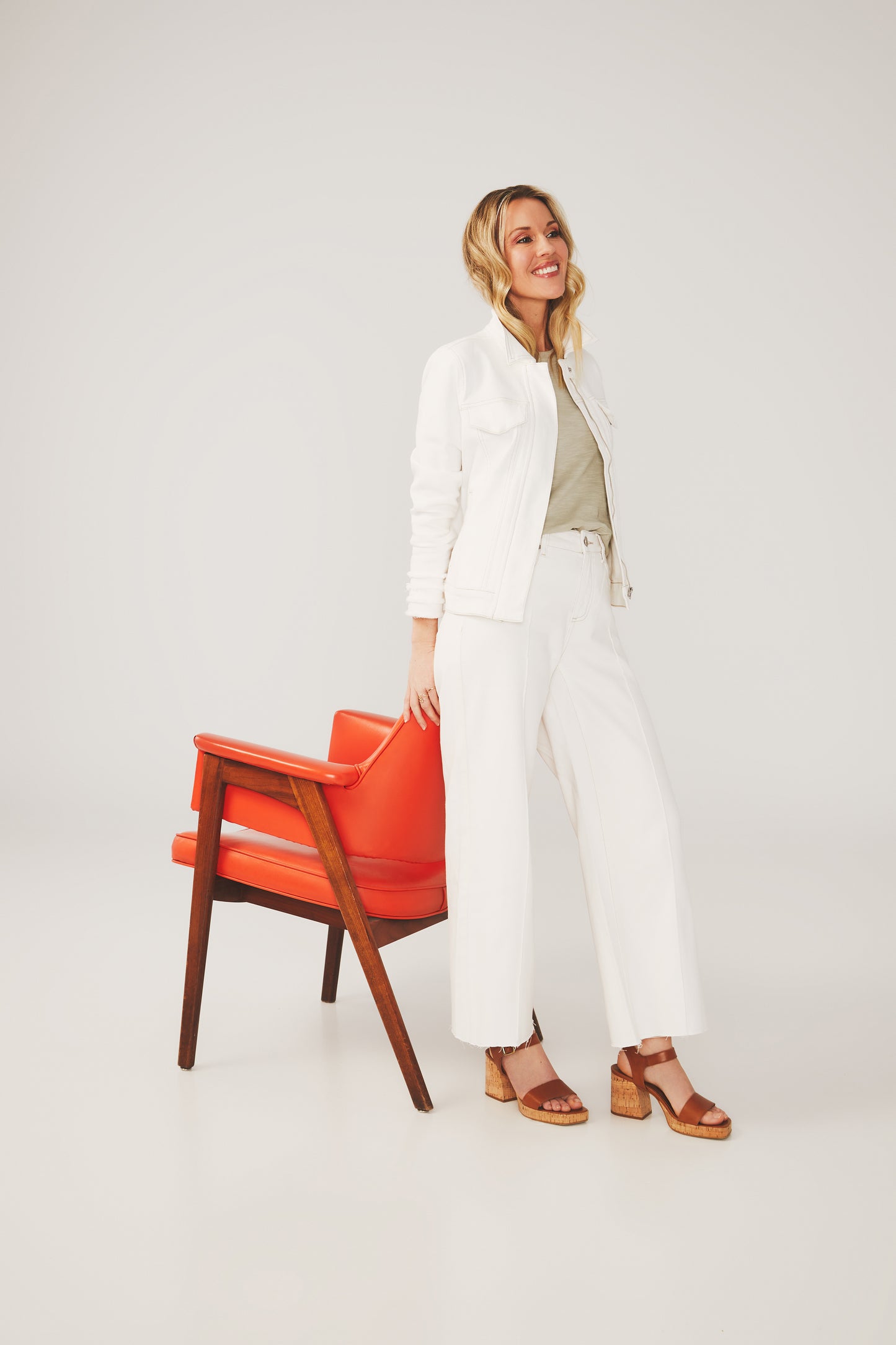 Olivia Jacket with Fray Sleeve