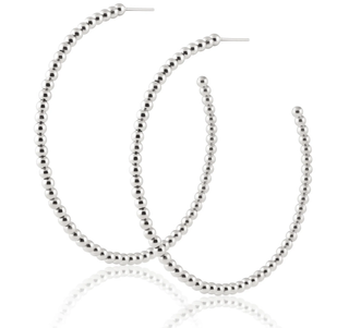 Chelsea Beaded Hoops