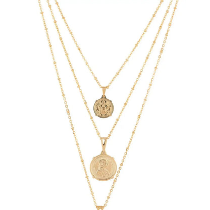 Emperor Coin Necklace 20"