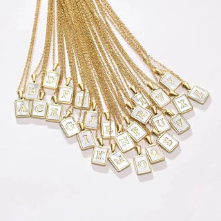 Pearl Initials Necklace