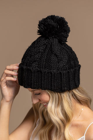 Beanie with Pompom