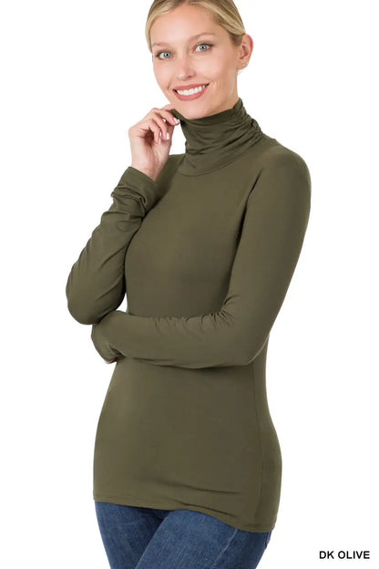 Luxe Rayon Mock Neck Top